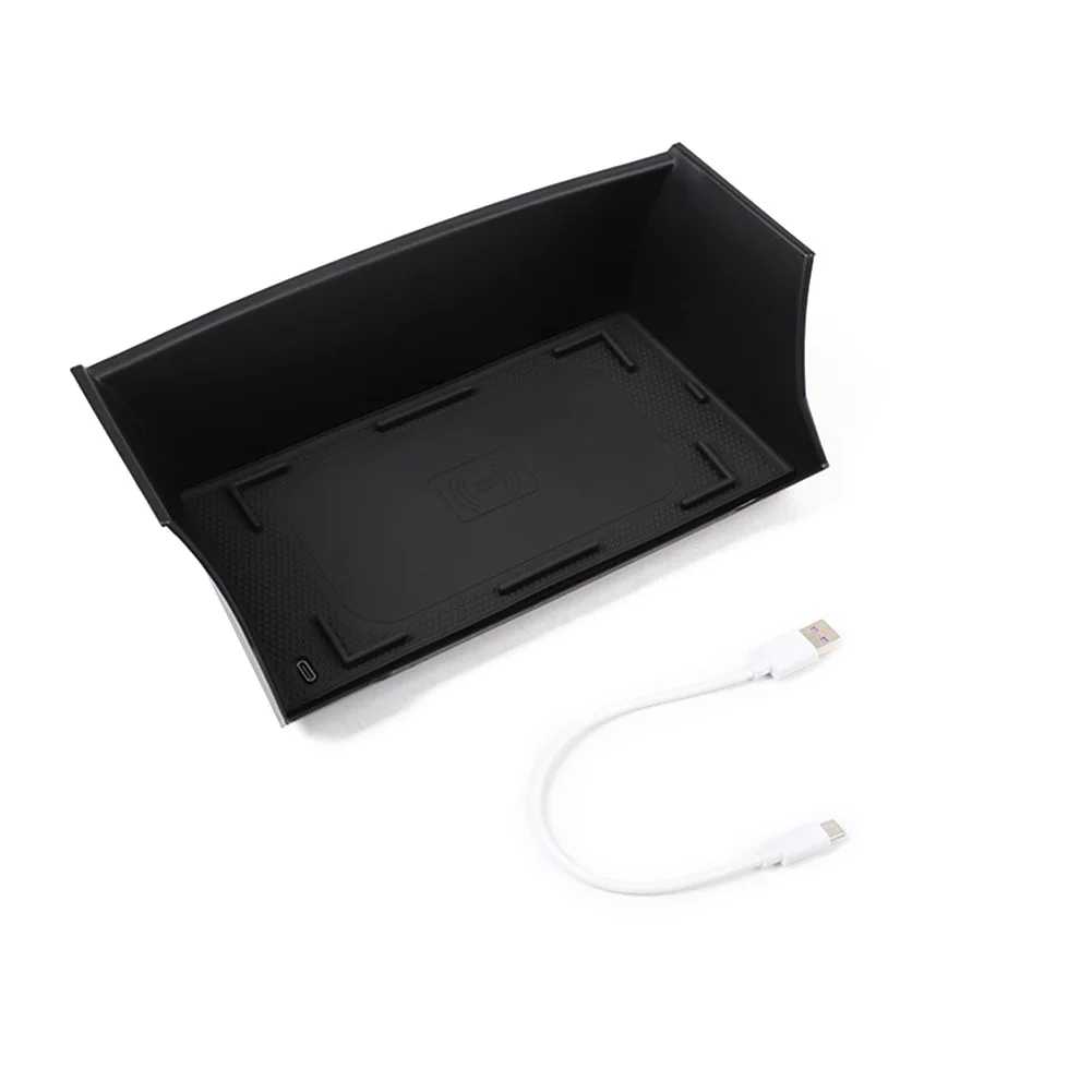 1x For Land Rover Defender 90 110 2020-2022 Central Storage Box Wireless Charger Black ABS Stowing Tidying Part 12V Charging
1x For Land Rover Defender 90 110 2020-2022 Central Storage Box Wireless Charger Black ABS Stowing Tidying Part 12V Charging