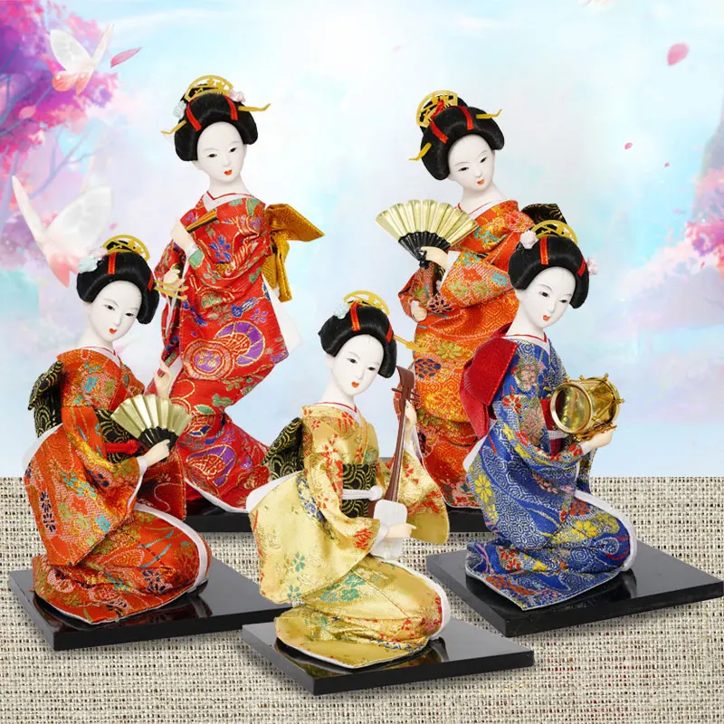 Japanese Geisha Miniatures Doll Traddtional Japannese Ethnic Kimono Dolls For Girls Handmade Design Crafts Home Decor ZL219
Japanese Geisha Miniatures Doll Traddtional Japannese Ethnic Kimono Dolls For Girls Handmade Design Crafts Home Decor ZL219
