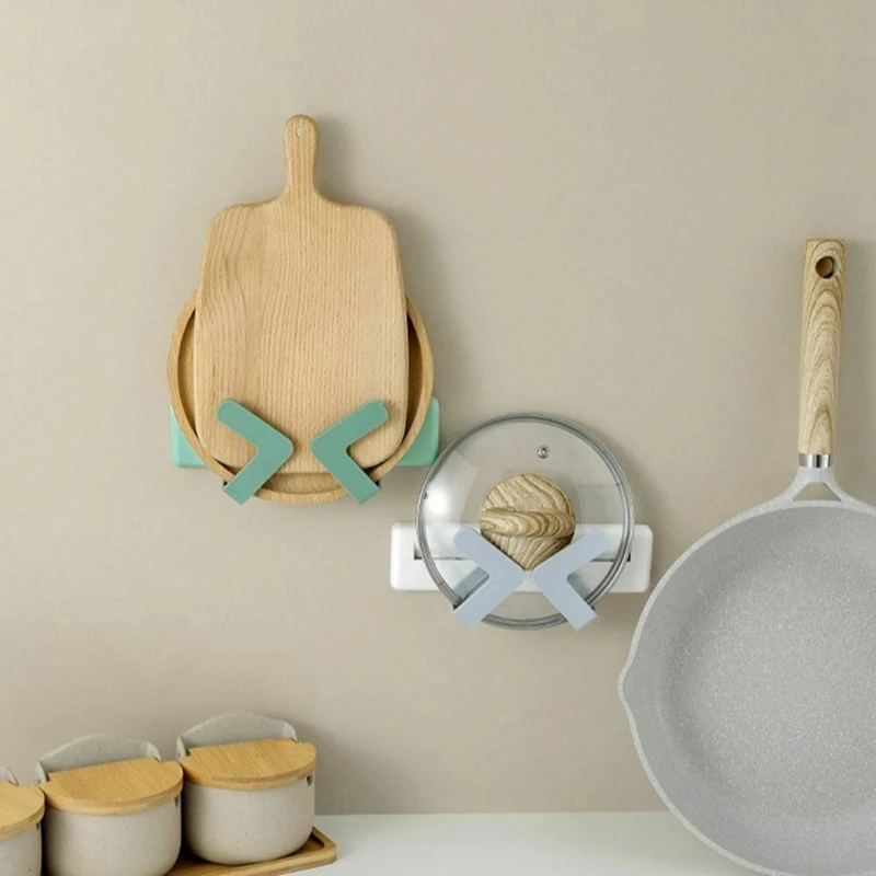3 Pcs/Set Pot Lid Holder Wall-Mounted Hanging Holder For Pan Pot Cover Rack Plastic Kitchen Storage Rack
3 Pcs/Set Pot Lid Holder Wall-Mounted Hanging Holder For Pan Pot Cover Rack Plastic Kitchen Storage Rack