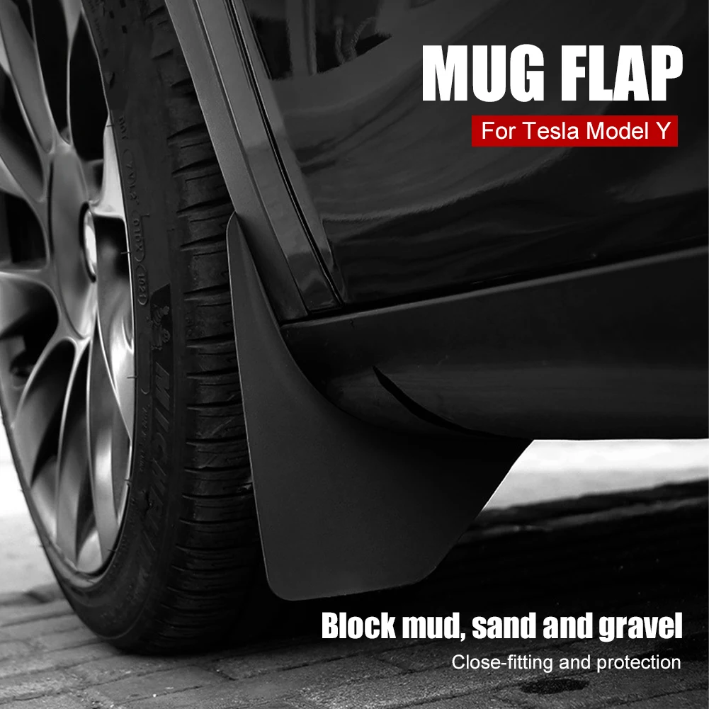 Universal Mud Flaps Splash Guards Front Rear Wheels Mud Protector Splash Panel Against Snow Mud Sand Rock All Weather For Tesla
Universal Mud Flaps Splash Guards Front Rear Wheels Mud Protector Splash Panel Against Snow Mud Sand Rock All Weather For Tesla