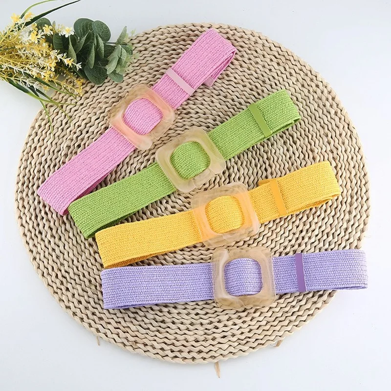 Designer Fashion New Cotton Linen Style PP Grass Square Buckle Elastic Woven Belt Pair Buckle Dress Gown Decorative Belt
Designer Fashion New Cotton Linen Style PP Grass Square Buckle Elastic Woven Belt Pair Buckle Dress Gown Decorative Belt