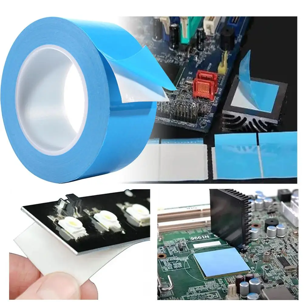 Sided Thermal Conductive Tape 5-25mm Wide Blue Film Tape for Viscous Cooling of Computer CPU GPU Heat Sink 25M L2U9
Sided Thermal Conductive Tape 5-25mm Wide Blue Film Tape for Viscous Cooling of Computer CPU GPU Heat Sink 25M L2U9