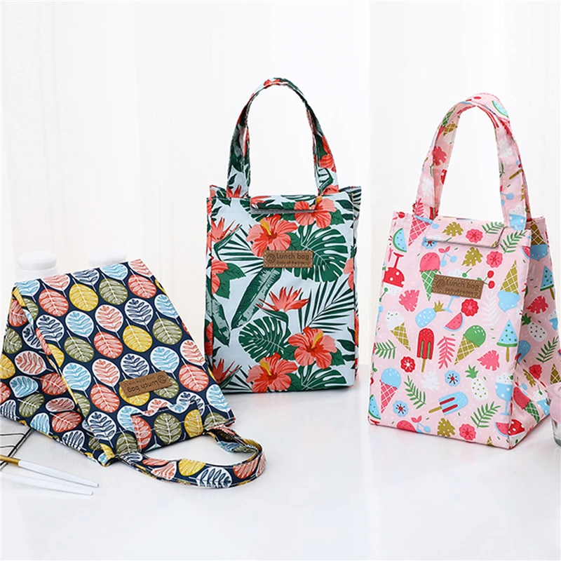 Lunch Bag Fashion Print Floral Multicolor Cooler Bags Women Waterpr Hand Pack Thermal Breakfast Box Portable Picnic Travel 
Lunch Bag Fashion Print Floral Multicolor Cooler Bags Women Waterpr Hand Pack Thermal Breakfast Box Portable Picnic Travel