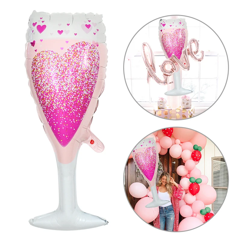 1pcs Champagne Wine Bottle Cup Aluminium Foil Balloon Whiskey Cup Helium Balloon Valentine's Day Wedding Party Decoration Globos
1pcs Champagne Wine Bottle Cup Aluminium Foil Balloon Whiskey Cup Helium Balloon Valentine's Day Wedding Party Decoration Globos