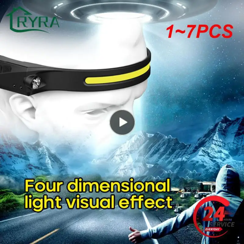 1~7PCS Induction Headlamp Camping Search Light USB Rechargeable Headlight Led Head Work Light With Built-in Battery
1~7PCS Induction Headlamp Camping Search Light USB Rechargeable Headlight Led Head Work Light With Built-in Battery