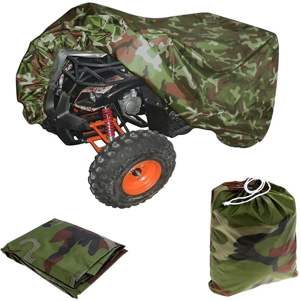 Outdoor Camouflage Dust Cover Waterproof Cover Universal Fit ATV Quadricycle Sunshade Cover Keep Car Clean UV Resistant Cover
Outdoor Camouflage Dust Cover Waterproof Cover Universal Fit ATV Quadricycle Sunshade Cover Keep Car Clean UV Resistant Cover