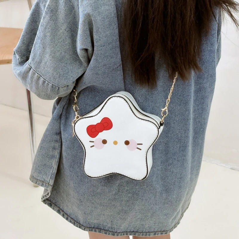 2023 New Sanrio Cute Stars Hello Kitty Coin Purse Foreign Style Cute and Sweet Chain Messenger Bag Birthday Gift
2023 New Sanrio Cute Stars Hello Kitty Coin Purse Foreign Style Cute and Sweet Chain Messenger Bag Birthday Gift