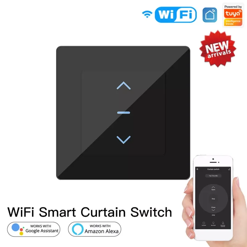 Смарт-занавески с Wi-Fi нового дизайна предназначены для справки с приложением tuya Smart Life и Alexa
Смарт-занавески с Wi-Fi нового дизайна предназначены для справки с приложением tuya Smart Life и Alexa