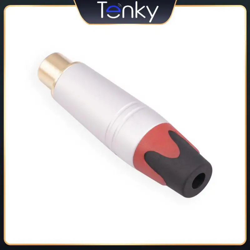 Good Contact Computer Adapter Alloy Shell Female Welding Plug Durable Computer Accessories Gold-plated Rca Female Head Tr056 
Good Contact Computer Adapter Alloy Shell Female Welding Plug Durable Computer Accessories Gold-plated Rca Female Head Tr056