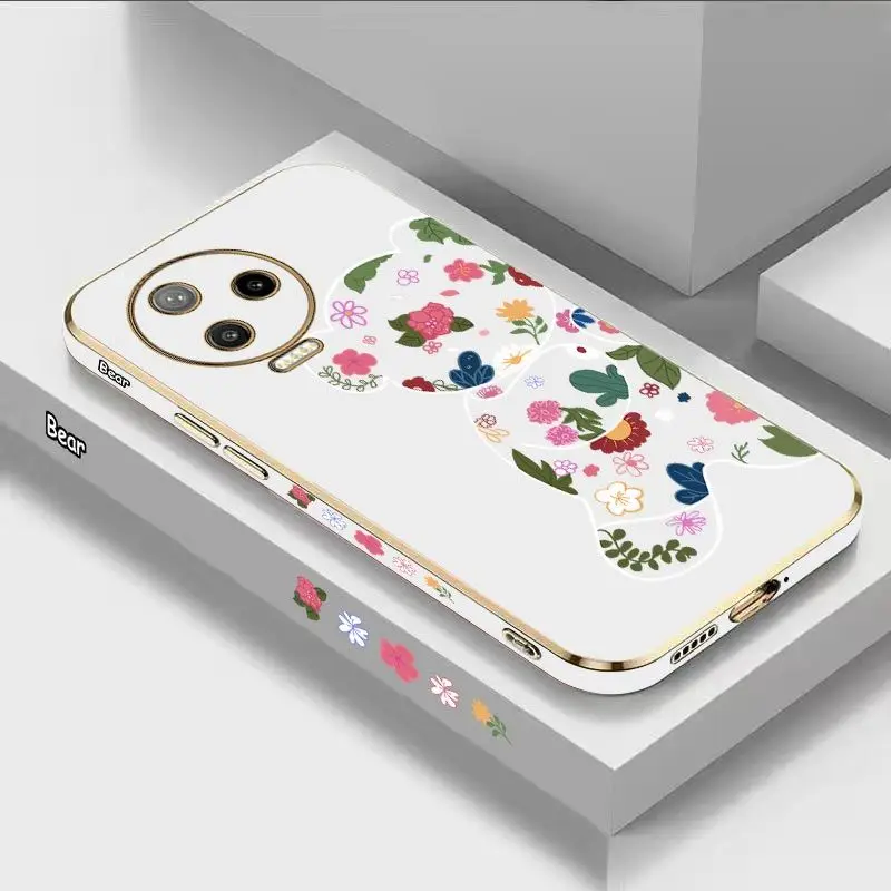 Romantic Flower Bear Luxury Plating Phone Case Infinix Note 12pro 12 11Pro 10 Pro 10 Hot 11S 12 Play 10 Play 10S 10 Lite Cover
Romantic Flower Bear Luxury Plating Phone Case Infinix Note 12pro 12 11Pro 10 Pro 10 Hot 11S 12 Play 10 Play 10S 10 Lite Cover