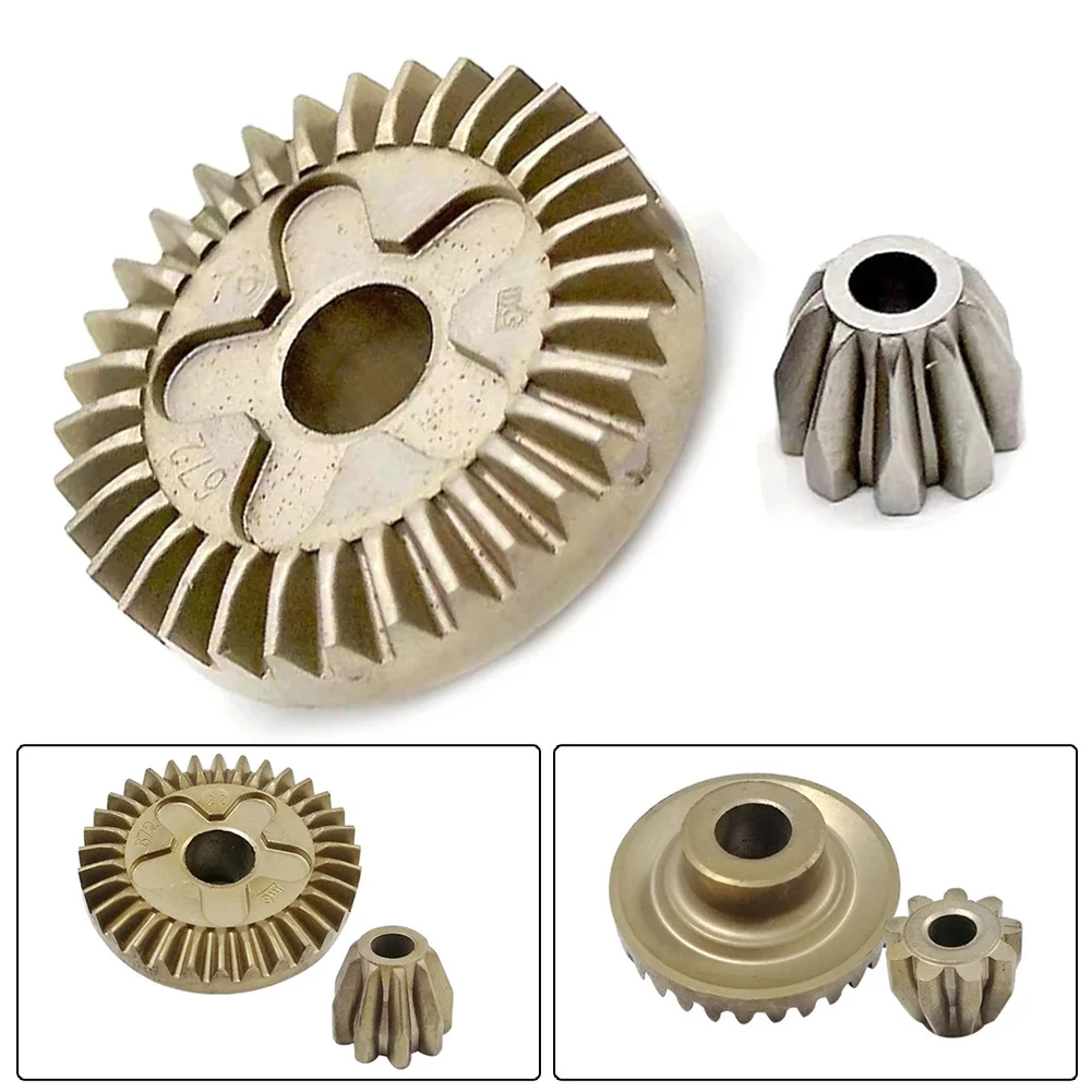 Durable Angle Grinder Gear Spiral Bevel Gear 11.6mm 2Pcs Set 45.7mm Helical Teeth Steel Straight Teeth For GWS6-100
Durable Angle Grinder Gear Spiral Bevel Gear 11.6mm 2Pcs Set 45.7mm Helical Teeth Steel Straight Teeth For GWS6-100