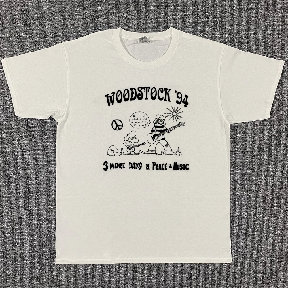 

Новая Модная хлопковая футболка, футболки Woodstock, винтажная Мужская футболка, брендовая музыкальная футболка, мужские топы, футболки