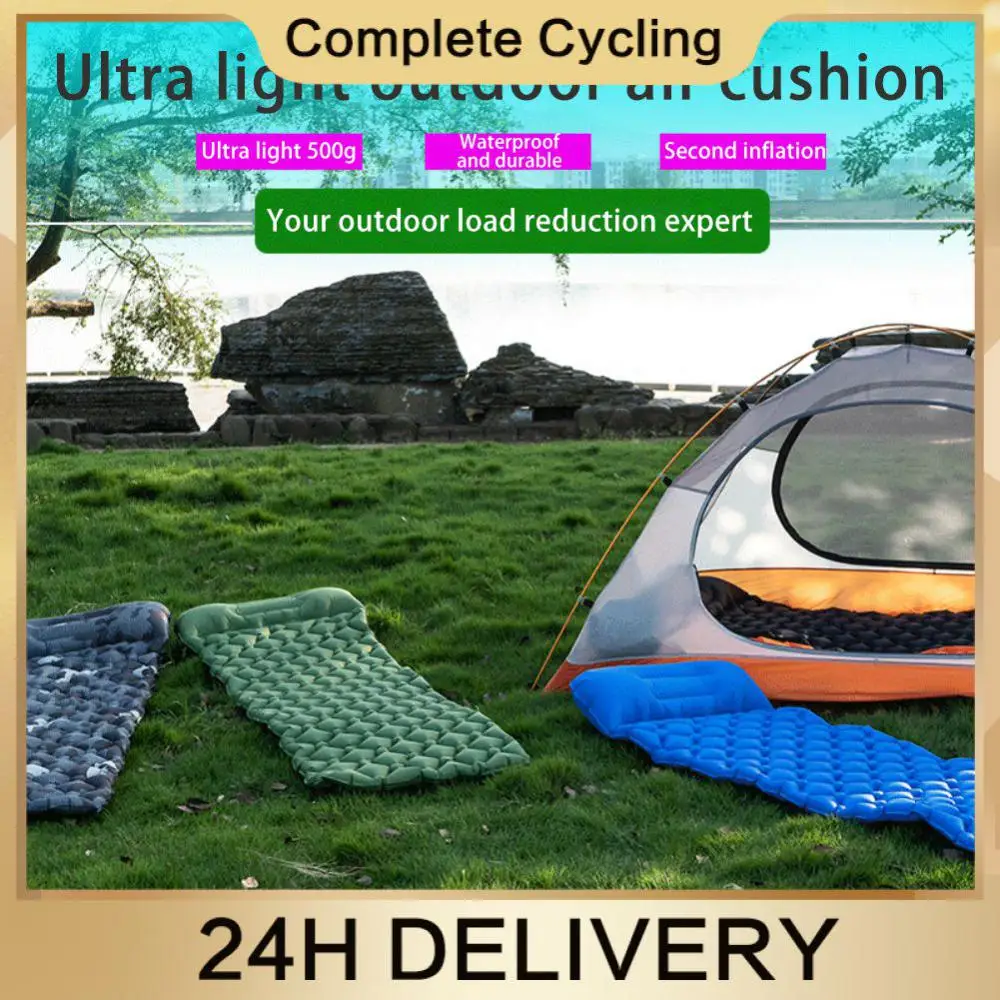 Sleeping Pad With Pillow Comfortable Air Mattress Bed Diamond-shaped Air Cushion Elastic Coating Air Cushion 40d Nylon
Sleeping Pad With Pillow Comfortable Air Mattress Bed Diamond-shaped Air Cushion Elastic Coating Air Cushion 40d Nylon