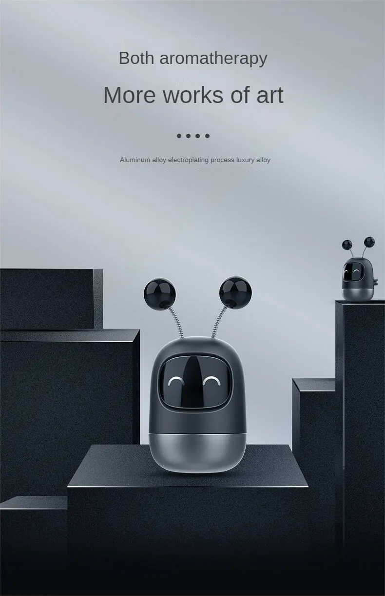 Car Perfumes and Fragrances Air Vent Freshener Diffuser Solid Parfum Cute Robot Flavoring For Smell
Car Perfumes and Fragrances Air Vent Freshener Diffuser Solid Parfum Cute Robot Flavoring For Smell