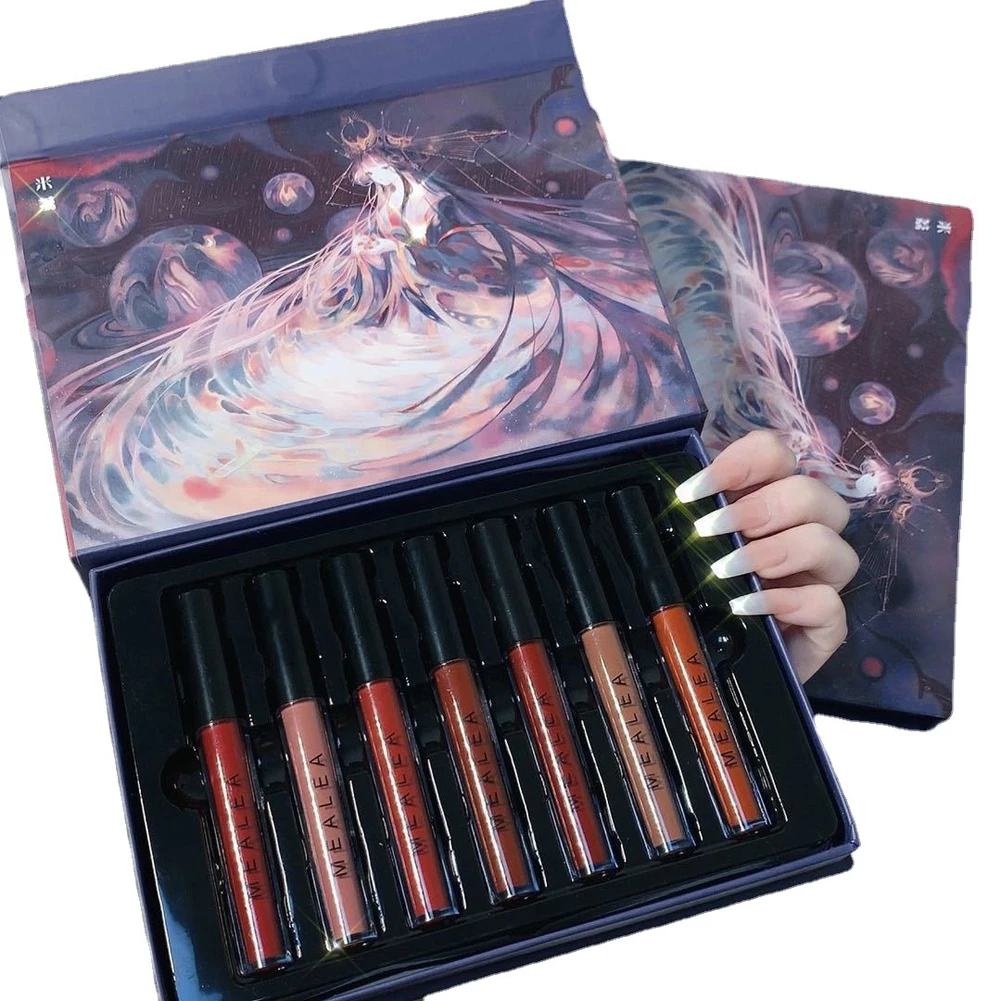 7pcs Cigarette Lipstick Set Matte Easy Coloring Set Cheap Velvet Matte Cigarette Lipstick Make-up for Women Lip Gloss Cosmetics
7pcs Cigarette Lipstick Set Matte Easy Coloring Set Cheap Velvet Matte Cigarette Lipstick Make-up for Women Lip Gloss Cosmetics