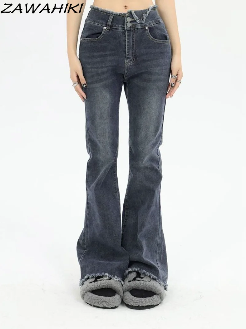 High Waist Denim Jeans Autumn Retro Flared Pants Loose Casual Wide Leg Pants Star Print Women's Street Pants Blue Flare Pants
High Waist Denim Jeans Autumn Retro Flared Pants Loose Casual Wide Leg Pants Star Print Women's Street Pants Blue Flare Pants