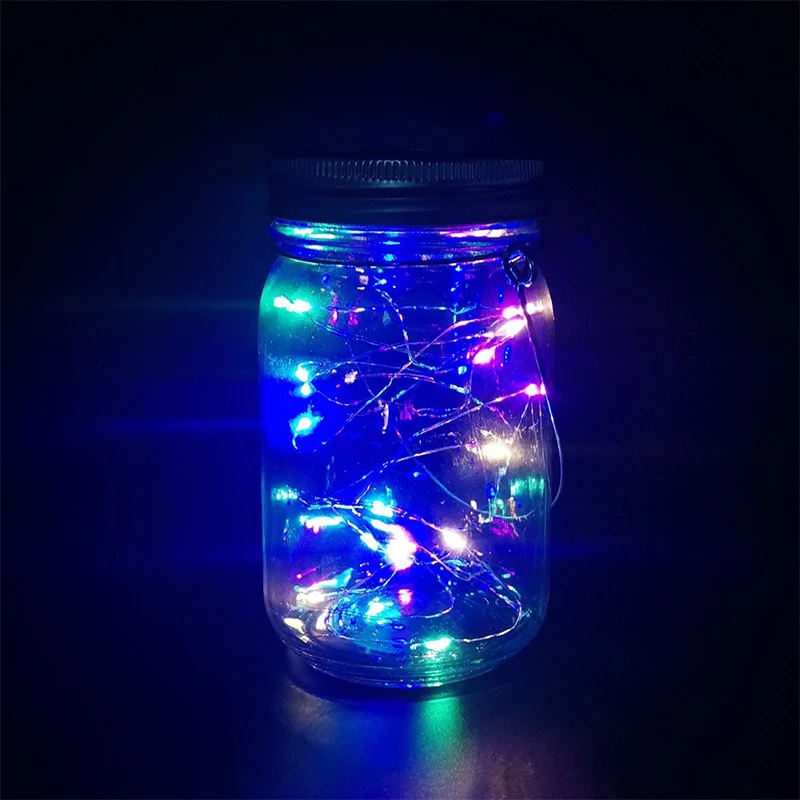 New Solar Mason Jar Lights 2M 20LED Copper Wire String Lights Garden Decoration Garden Arrangement Waterproof Night Lights
New Solar Mason Jar Lights 2M 20LED Copper Wire String Lights Garden Decoration Garden Arrangement Waterproof Night Lights