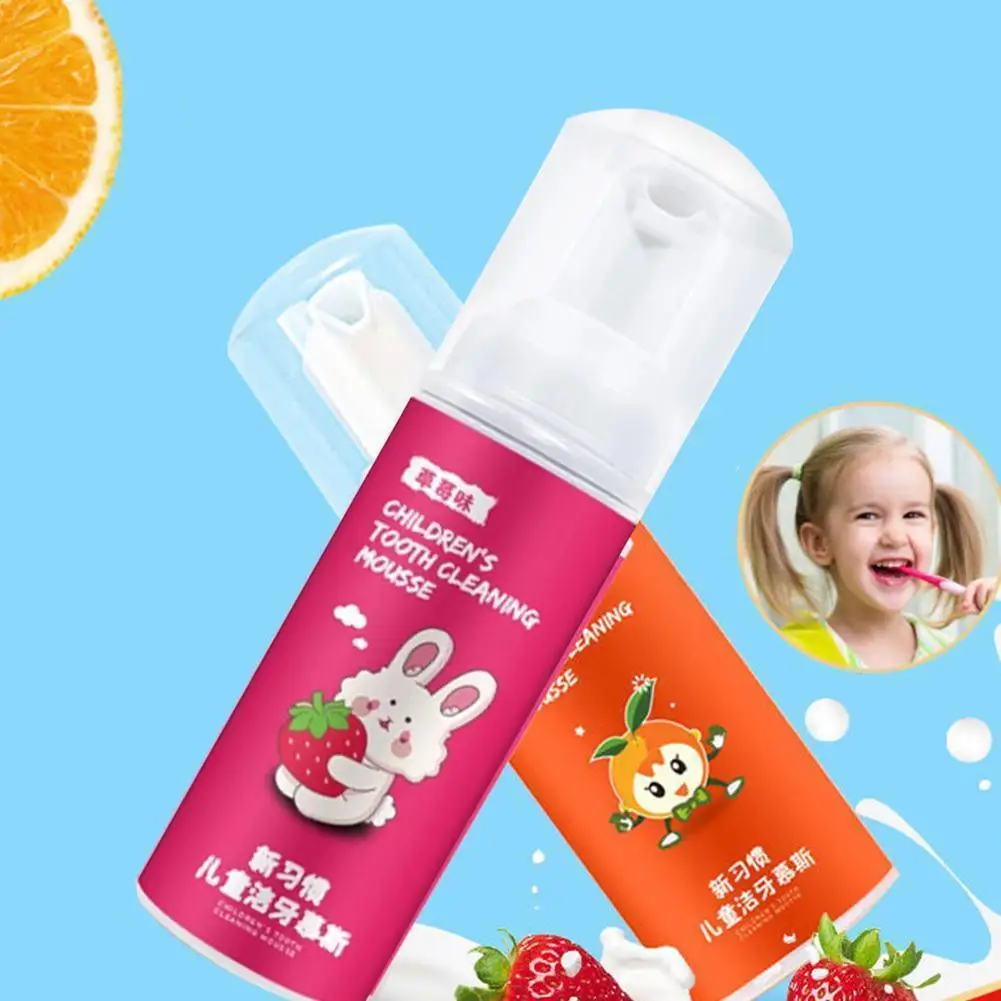 Clean Tooth Mousse Toothpaste Children's Fruit Flavored Foaming 60ml Paste Toothpaste Cleaning
Clean Tooth Mousse Toothpaste Children's Fruit Flavored Foaming 60ml Paste Toothpaste Cleaning