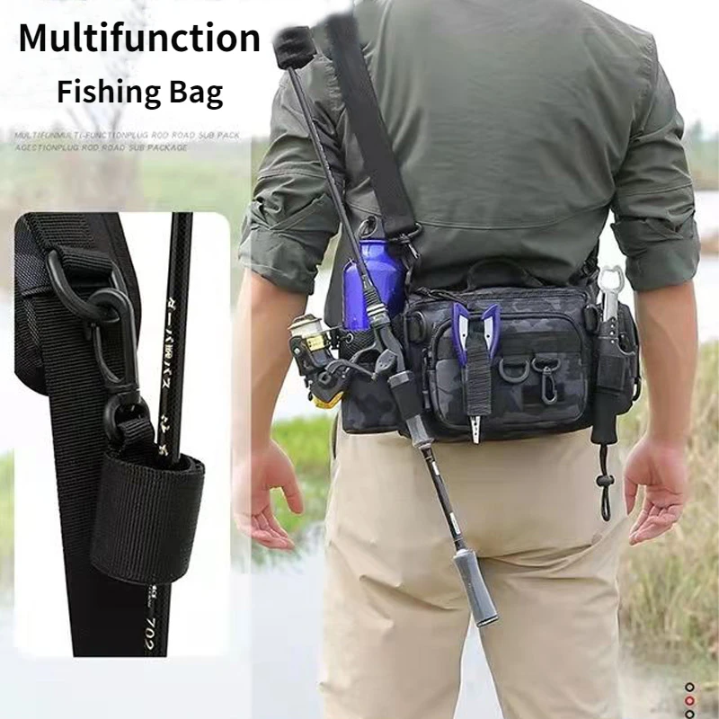 Новинка 2022, многофункциональная сумка для приманки, Мужская водонепроницаемая сумка для рыбалки, сумка-мессенджер на плечо, сумка для удочки
Новинка 2022, многофункциональная сумка для приманки, Мужская водонепроницаемая сумка для рыбалки, сумка-мессенджер на плечо, сумка для удочки