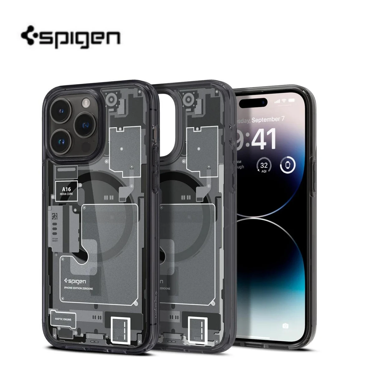 

Spigen Ultra Hybrid Zero One（MagFit）Applicable To 14 Pro Max Transparent Silicone Airbag Fall-proof Applicable To iphone14 Plus