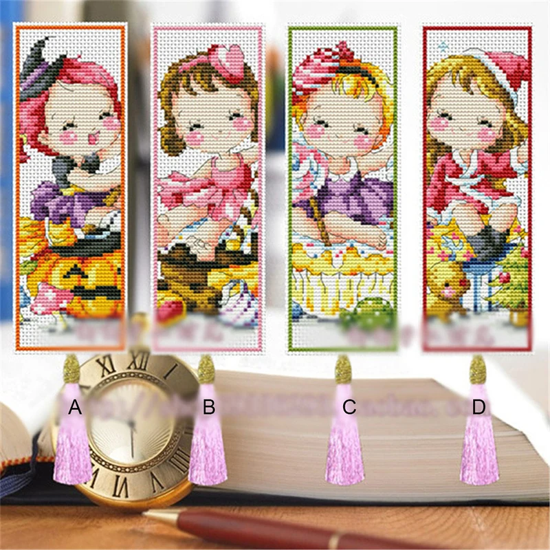 BK030 DIY Craft Cross Stitch Bookmark Christmas Plastic Fabric Needlework Embroidery Crafts Counted New Gifts Kit Holiday
BK030 DIY Craft Cross Stitch Bookmark Christmas Plastic Fabric Needlework Embroidery Crafts Counted New Gifts Kit Holiday