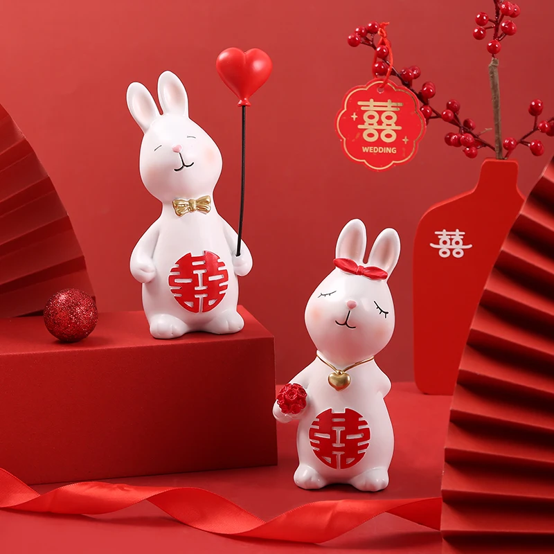 Joyful Couple Rabbit Home Decoration Wedding Gift Engagement Table Gift for New Couple's Best Friend
Joyful Couple Rabbit Home Decoration Wedding Gift Engagement Table Gift for New Couple's Best Friend