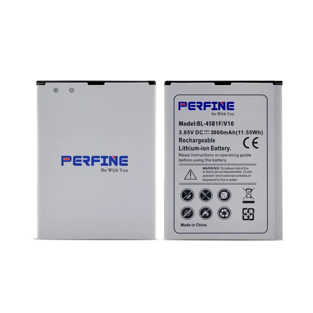 2023New Perfine LG V10 Battery BL-45B1F 3000mAh For LG V10 VS990 F600 H916 Mobile Phone Replacement Battery
2023New Perfine LG V10 Battery BL-45B1F 3000mAh For LG V10 VS990 F600 H916 Mobile Phone Replacement Battery