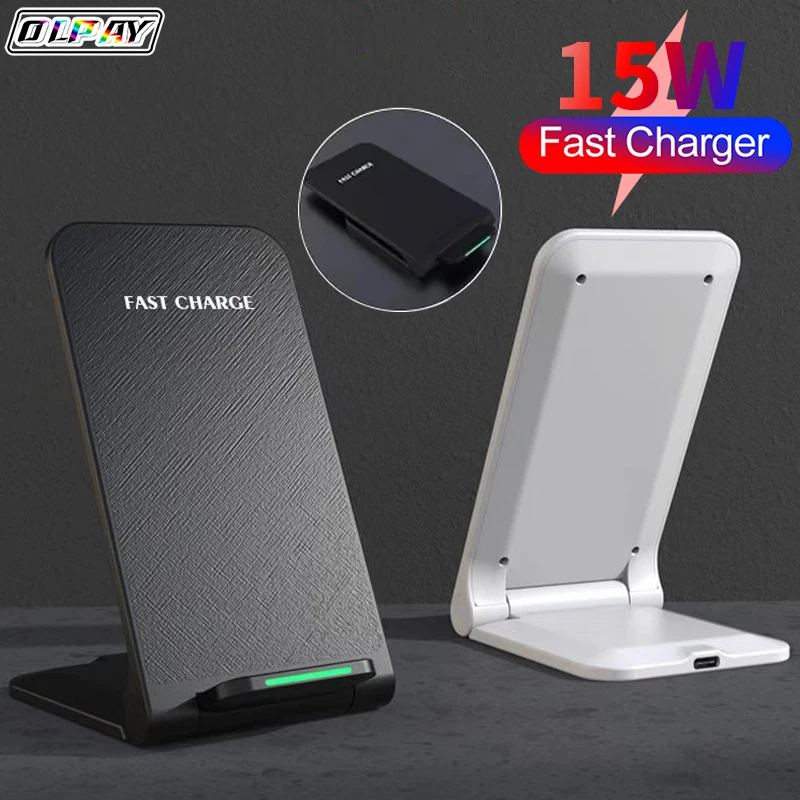 OLPAY 15W Wireless Fast Charging With Stand Pad Holder For iPhone 14 13 12 11 XS XR 8 Samsung S21 S20 S8 Huawei Phone Charger
OLPAY 15W Wireless Fast Charging With Stand Pad Holder For iPhone 14 13 12 11 XS XR 8 Samsung S21 S20 S8 Huawei Phone Charger