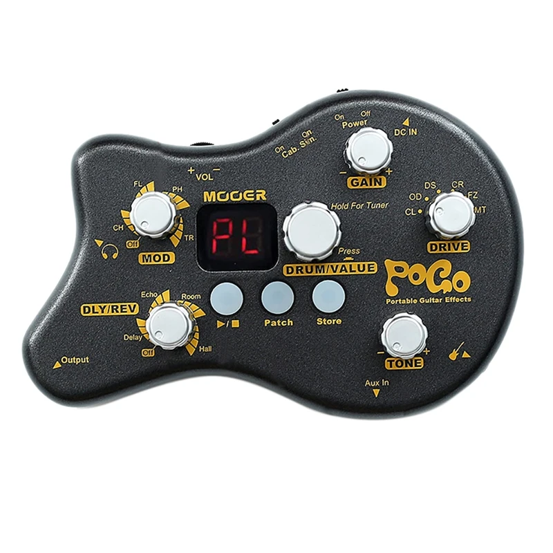 MOOER PE50 Pogo Portable Guitar Multi Effects Processor-5 Effects Modules,Delayed Reverb Distortion Tuning Drum
MOOER PE50 Pogo Portable Guitar Multi Effects Processor-5 Effects Modules,Delayed Reverb Distortion Tuning Drum