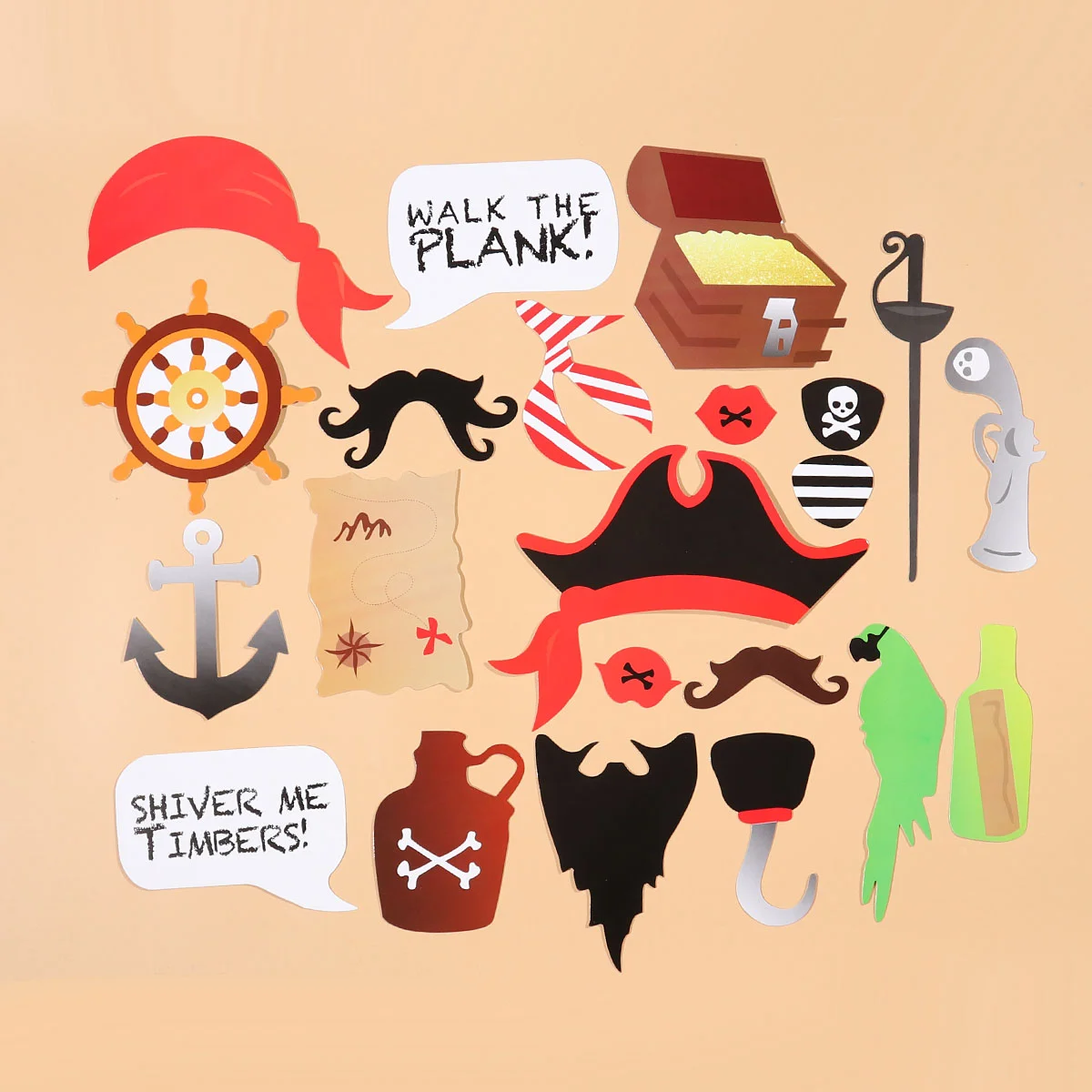 Pirate Props Photo Party Advanture Funny Decorations Nautical Sailing Stick Birthdayhat Selfie Themed Booth Supplies
Pirate Props Photo Party Advanture Funny Decorations Nautical Sailing Stick Birthdayhat Selfie Themed Booth Supplies