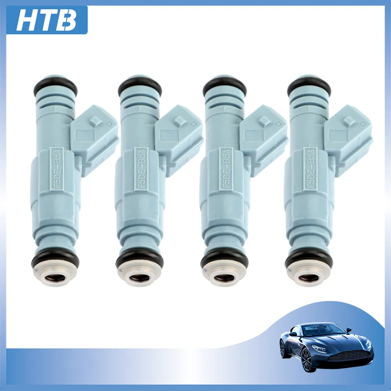 

HTB 4PCS High Quality 0280155715 F5DE-B5A Fuel Injector For Pontiac For Chevrolet For Ford LS1 LT1 5.0L 5.7L 250cc V8 24lb