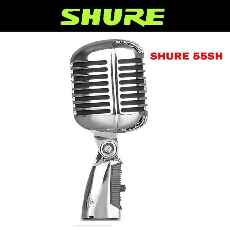SHURE 55SH Classic Human Voice Microphone Stage Recording Live Set Professional Moving Circle Elvis Microphone
SHURE 55SH Classic Human Voice Microphone Stage Recording Live Set Professional Moving Circle Elvis Microphone