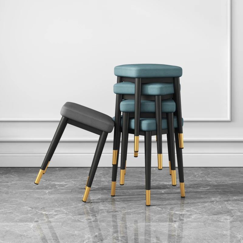 6pcs Home Light Luxury Stool Stackable Stool Fashion Living Room Stool Modern Dining Table Stool Creative Dressing Stool стулья
6pcs Home Light Luxury Stool Stackable Stool Fashion Living Room Stool Modern Dining Table Stool Creative Dressing Stool стулья
