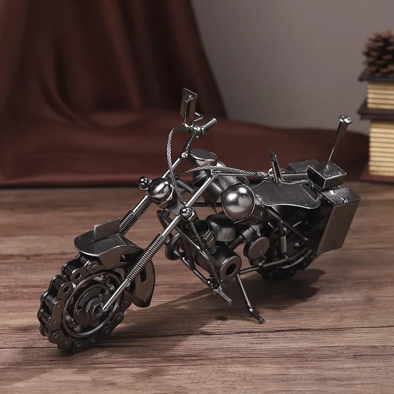 Retro Wrought Iron Motorcycle Model Ornaments Home Decoration Motorcycle Metal Crafts Gift Ornaments
Retro Wrought Iron Motorcycle Model Ornaments Home Decoration Motorcycle Metal Crafts Gift Ornaments