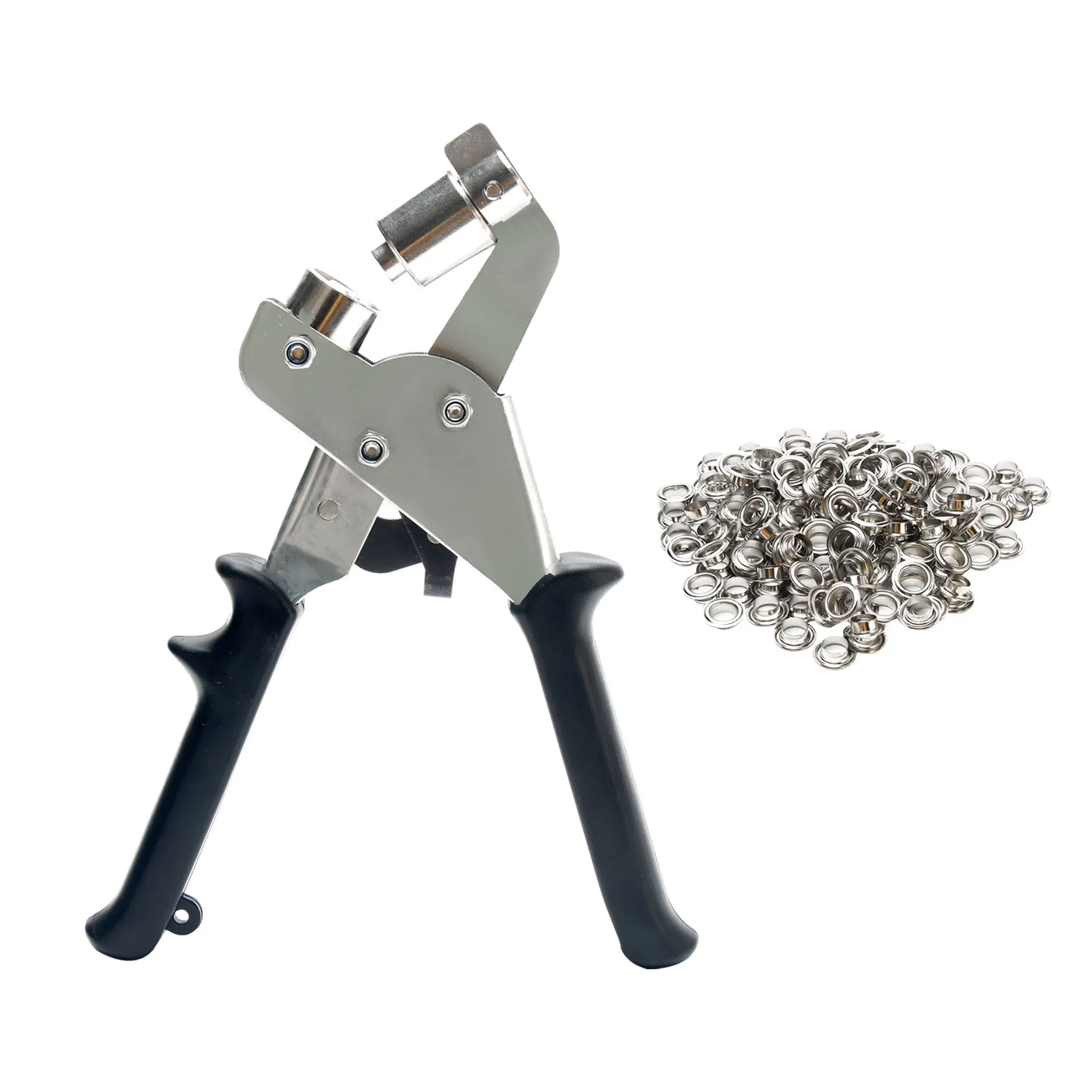 3/8 Inch Hand Press Stainless Steel Hole Punch Pliers Anti Slip DIY Handheld Grommet Tool Kit Magnetic Portable Labor Saving
3/8 Inch Hand Press Stainless Steel Hole Punch Pliers Anti Slip DIY Handheld Grommet Tool Kit Magnetic Portable Labor Saving