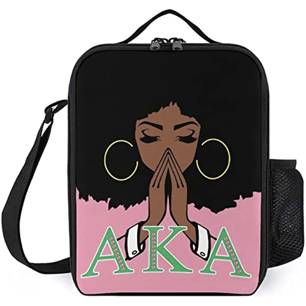 A-K-A Girl Lunch Box Portable Insulated Lunch Bag with Adjustable Shoulder Strap and Side Pocket Durable Reusable Lunch Tote Bag
A-K-A Girl Lunch Box Portable Insulated Lunch Bag with Adjustable Shoulder Strap and Side Pocket Durable Reusable Lunch Tote Bag