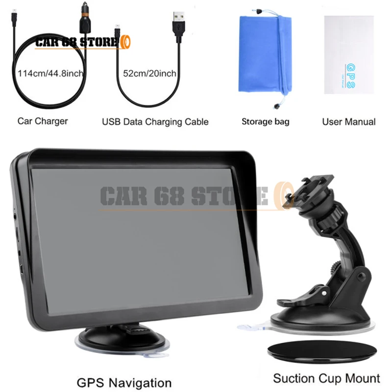 7Pcs/Set 9 Inch Car GPS Navigator Map Touchscreen Voice Guidance And Speed Camera Warning Navigator With TFT Capacitive Screen
7Pcs/Set 9 Inch Car GPS Navigator Map Touchscreen Voice Guidance And Speed Camera Warning Navigator With TFT Capacitive Screen