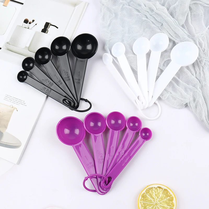 5 Piece Baking Cooking Tools Plastic Measuring Spoon Measuring Spoon With Scale Home Utilities Measuring Spoon
5 Piece Baking Cooking Tools Plastic Measuring Spoon Measuring Spoon With Scale Home Utilities Measuring Spoon