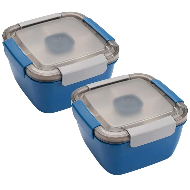 Salad Bowls With 3 Compartments Salad Lunch Containers To Go For Salad Toppings, Men, Women 2 Pack
Salad Bowls With 3 Compartments Salad Lunch Containers To Go For Salad Toppings, Men, Women 2 Pack