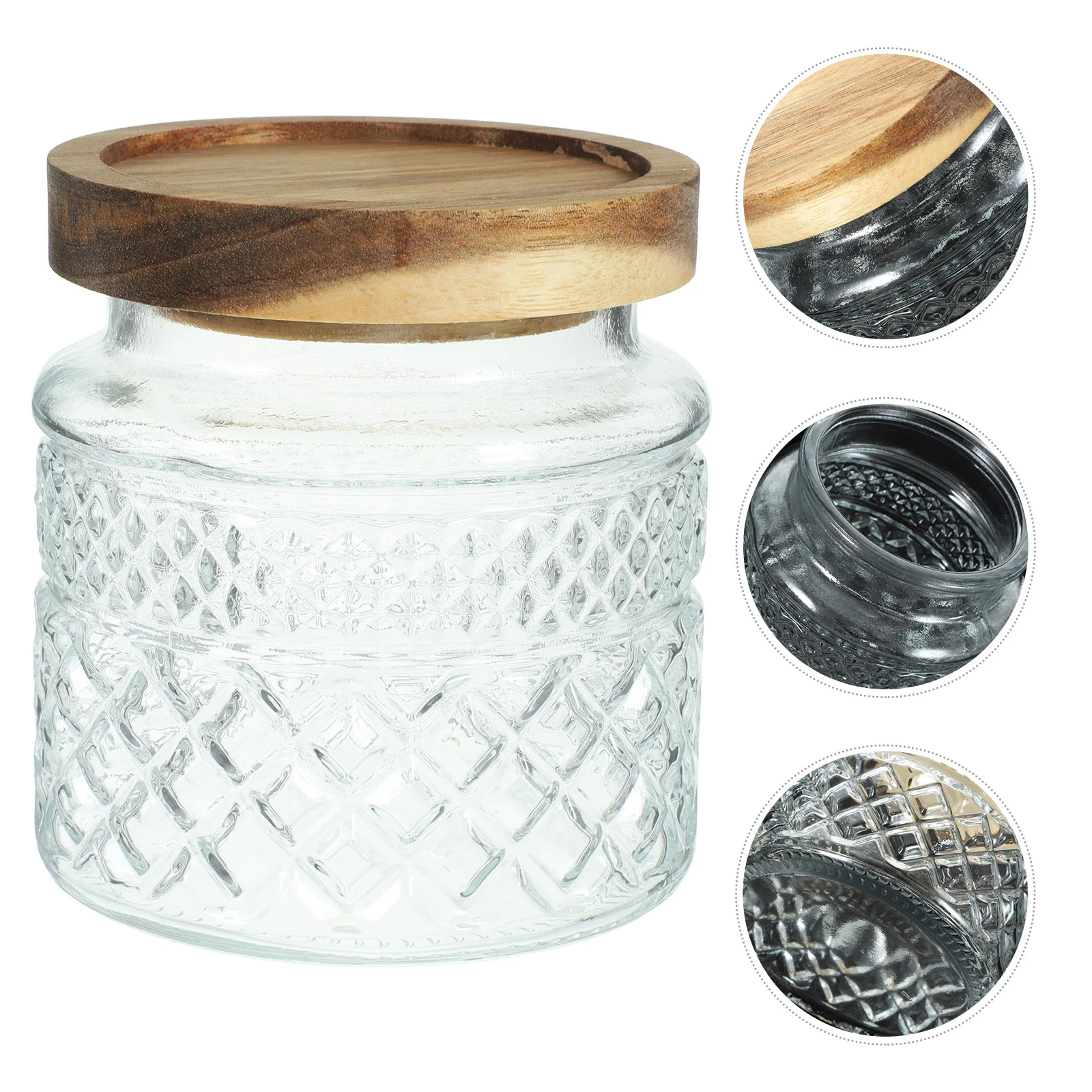 Glass Tea Container Glass Canister Wood Lid Clear Storage Canister Clear Glass Cereal Holder
Glass Tea Container Glass Canister Wood Lid Clear Storage Canister Clear Glass Cereal Holder