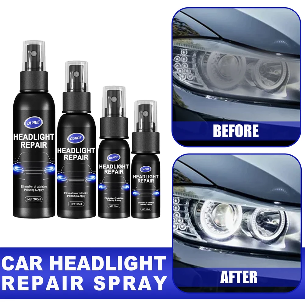 Universal Car Headlight Repair Agent Polishing Spray Scratch Remover Headlamp Repair Fluid Car Maintenance Kit Automotive Tools
Universal Car Headlight Repair Agent Polishing Spray Scratch Remover Headlamp Repair Fluid Car Maintenance Kit Automotive Tools