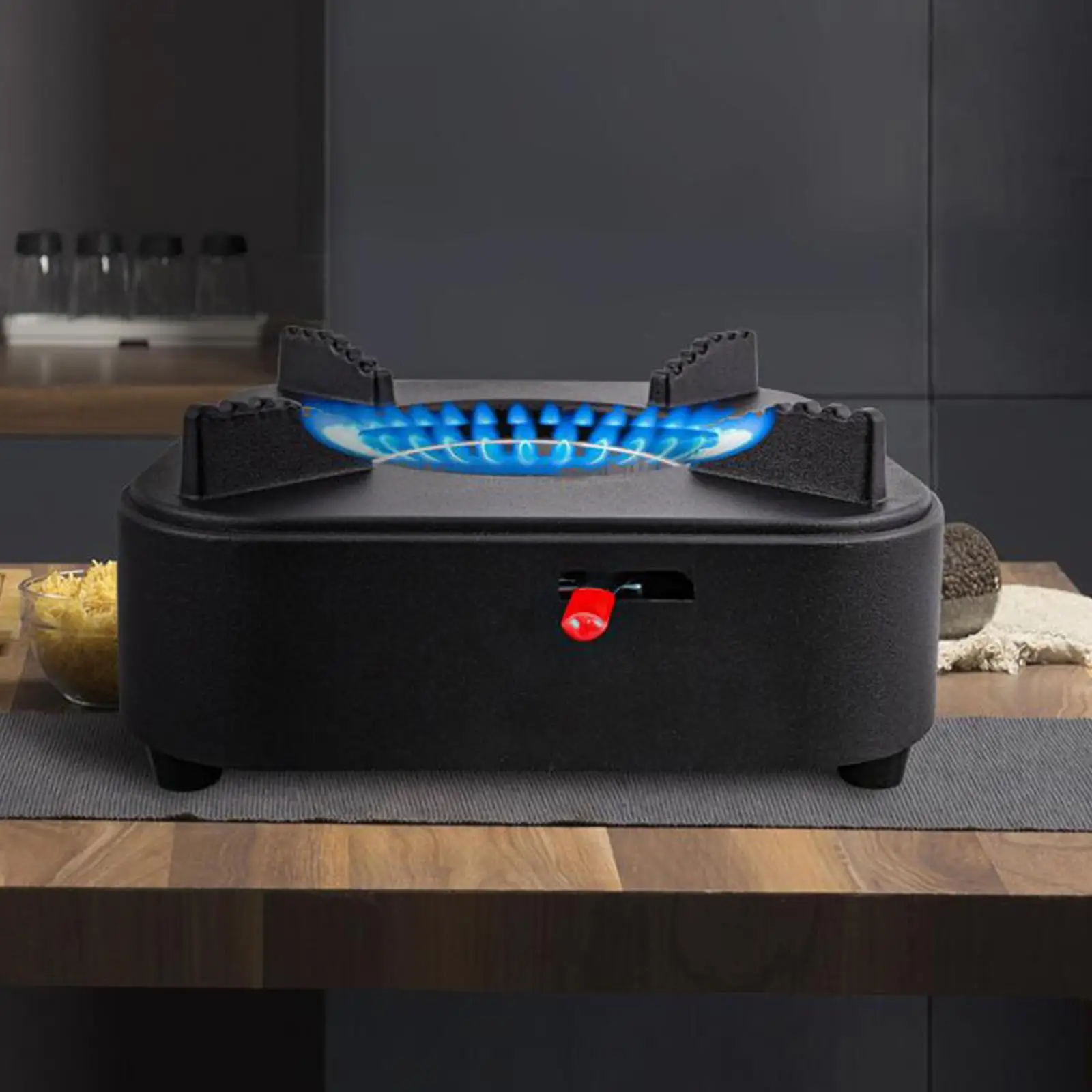 Single Burner Camping Stove Spirit Burner Kitchen Equipment Mini Alcohol Stove for Hiking, BBQ, 
Single Burner Camping Stove Spirit Burner Kitchen Equipment Mini Alcohol Stove for Hiking, BBQ,