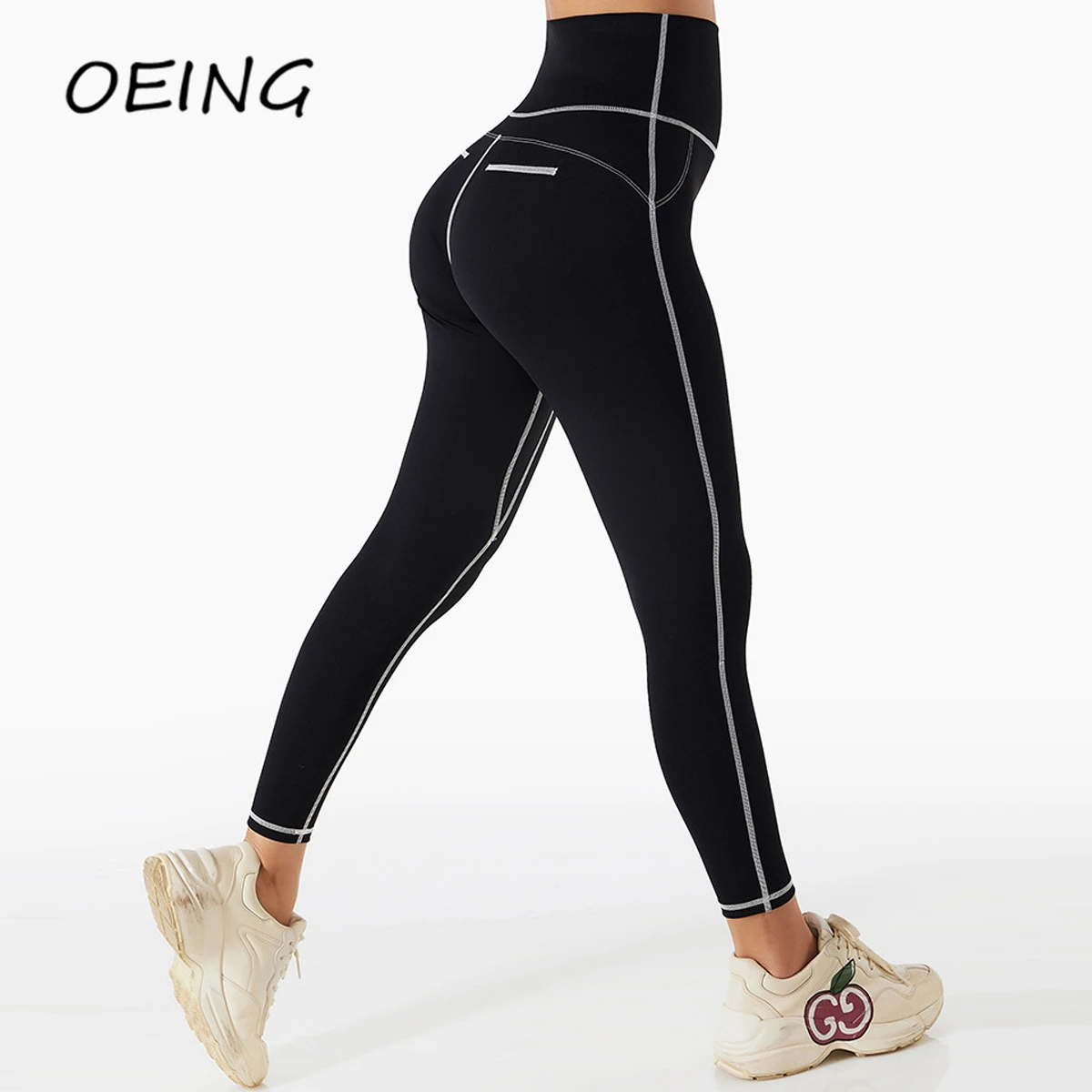 Stirpe Womens Black Leggings Sport Fitness Clothes Seamless High Waist Stretchy Yopga Pants
Stirpe Womens Black Leggings Sport Fitness Clothes Seamless High Waist Stretchy Yopga Pants