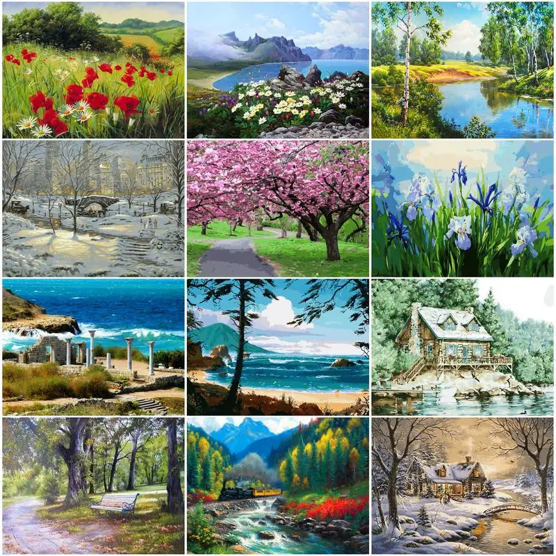 CHENISTORY Oil Painting By Numbers Beautiful Scenery Drawing On Canvas Pictures By Numbers Painting Wall Decor
CHENISTORY Oil Painting By Numbers Beautiful Scenery Drawing On Canvas Pictures By Numbers Painting Wall Decor