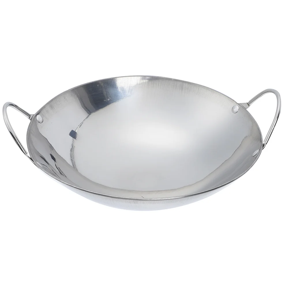 Stainless Steel Griddle Traditional Wok Pan Induction Fry Cooking Utensils Japanese Frying Anti-spill
Stainless Steel Griddle Traditional Wok Pan Induction Fry Cooking Utensils Japanese Frying Anti-spill
