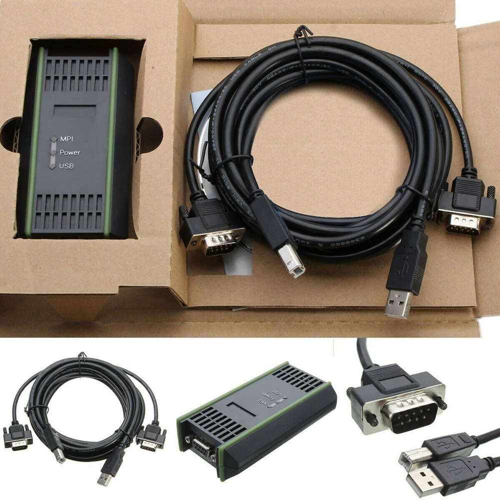 2.5M USB-MPI USB-PPI PLC Cable Pure Copper 9-pin Male Header 7972-0CB20-0XA0 For Siemens 6ES7972-0CB20-0XA0 S7-200/300/400 PLC
2.5M USB-MPI USB-PPI PLC Cable Pure Copper 9-pin Male Header 7972-0CB20-0XA0 For Siemens 6ES7972-0CB20-0XA0 S7-200/300/400 PLC