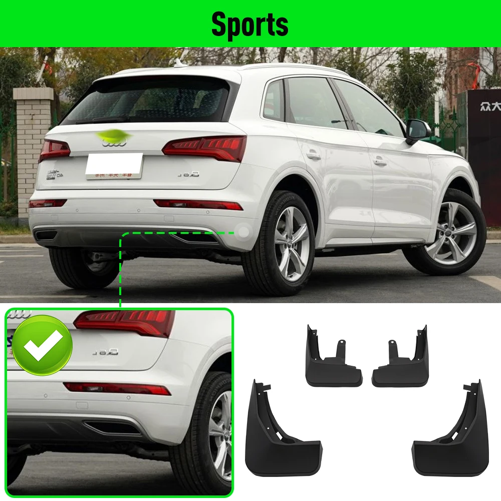 Брызговики для Audi Q5 FY 2018 2019 2020 2021
Брызговики для Audi Q5 FY 2018 2019 2020 2021