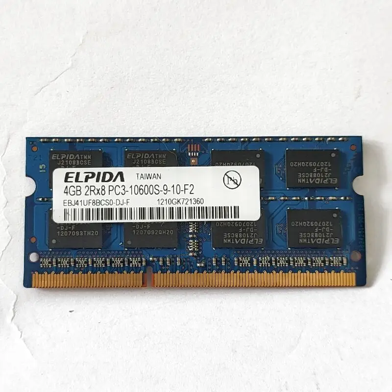 Оперативная память Elpida DDR3 4 Гб 1333 МГц 2Rx8 PC3-10600S SODIMM 204pin для ноутбука
Оперативная память Elpida DDR3 4 Гб 1333 МГц 2Rx8 PC3-10600S SODIMM 204pin для ноутбука