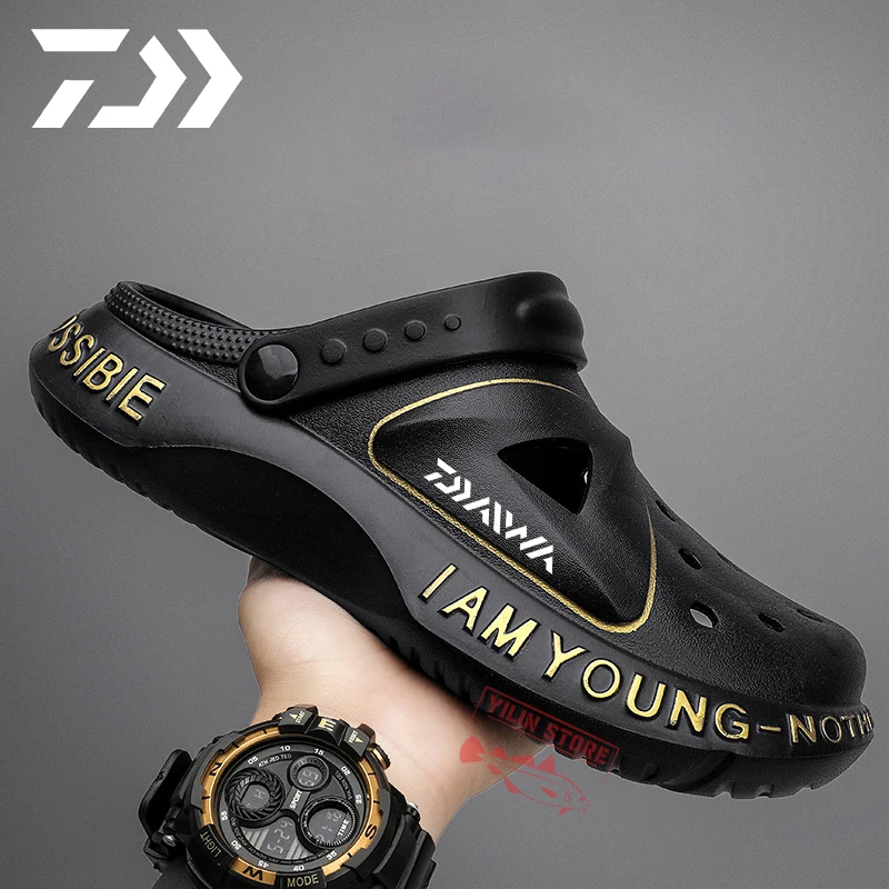2023 Daiwa For New Fishing Sandals Beach Hole Shoes Men Summer Outdoor SportMen's Anti-skid Wear-resistant Fishing Shoes
2023 Daiwa For New Fishing Sandals Beach Hole Shoes Men Summer Outdoor SportMen's Anti-skid Wear-resistant Fishing Shoes