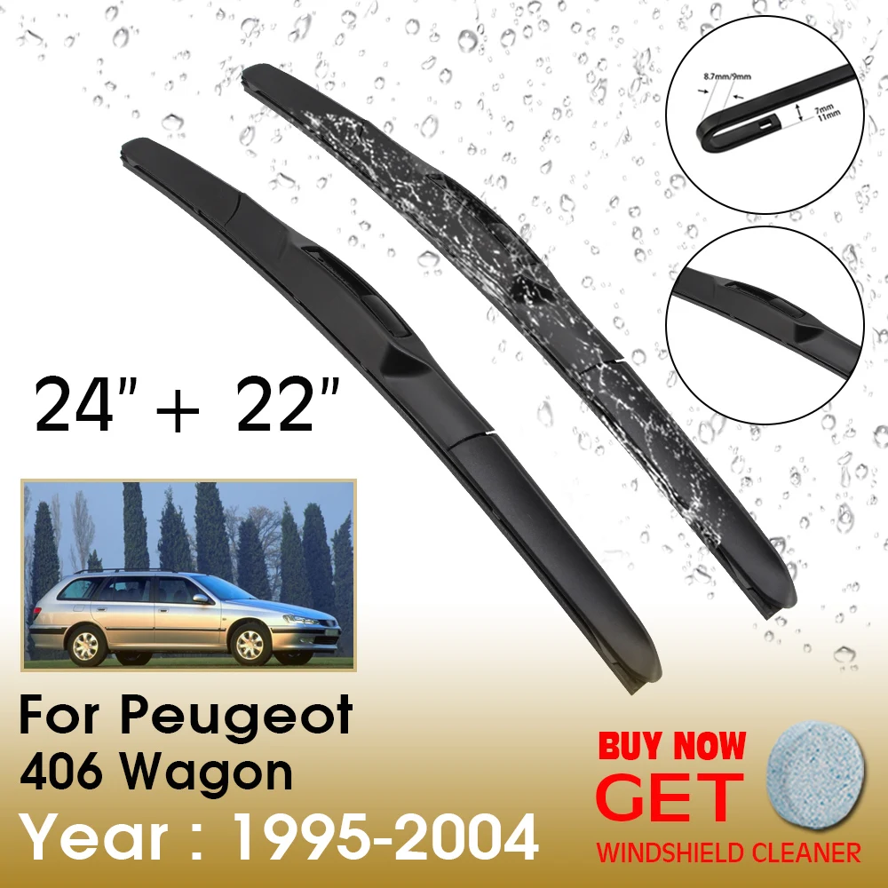 Car Wiper Blade For Peugeot 406 Wagon 24"+22" 1995-2004 Front Window Washer Windscreen Windshield Wipers Blades Accessories
Car Wiper Blade For Peugeot 406 Wagon 24"+22" 1995-2004 Front Window Washer Windscreen Windshield Wipers Blades Accessories
